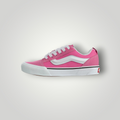 NDO Clothing Vans KNU Skool Sneaker in Fizz Pink aus Leder und Textil mit weißem Seitenstreifen und Schnürung
