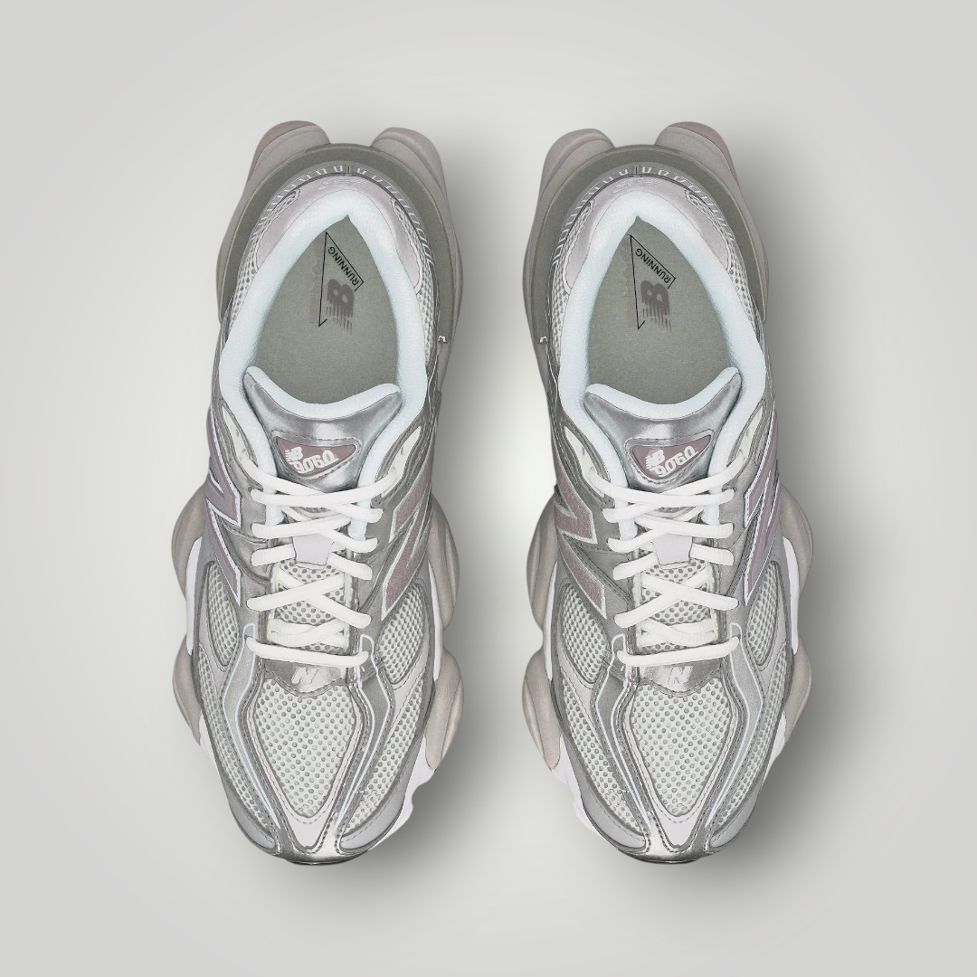 NDO Clothing New Balance U9060 Laufschuh in Grau und Truffle Salt aus Mesh und Wildleder mit Schnürung