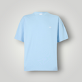 NDO Clothing adidas Originals Unisex T-Shirt in Hellblau aus Baumwoll-Jersey mit kleinem Logo auf der Brust
