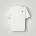 Weißes adidas Originals Unisex T-Shirt aus Baumwoll-Jersey mit Rundhalsausschnitt und kleinem Logo von NDO Clothing