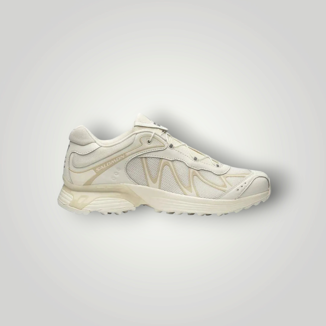 NDO Clothing Salomon XT-WHISPER Laufschuh in Beige mit Mesh-Obermaterial und technischem Design