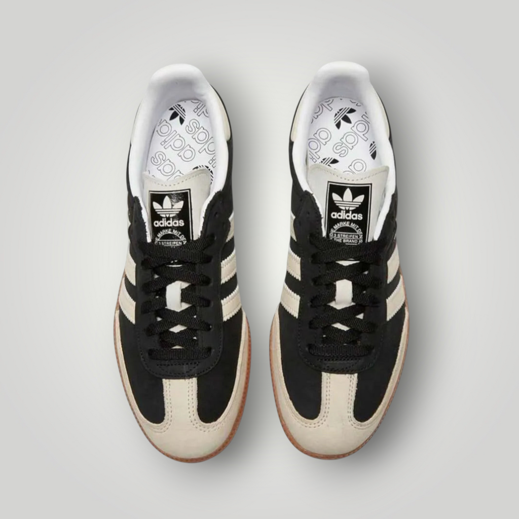 NDO Clothing Adidas Originals Samba OG Sneaker in Schwarz und Weiß mit klassischem Leder-Design und Gummisohle