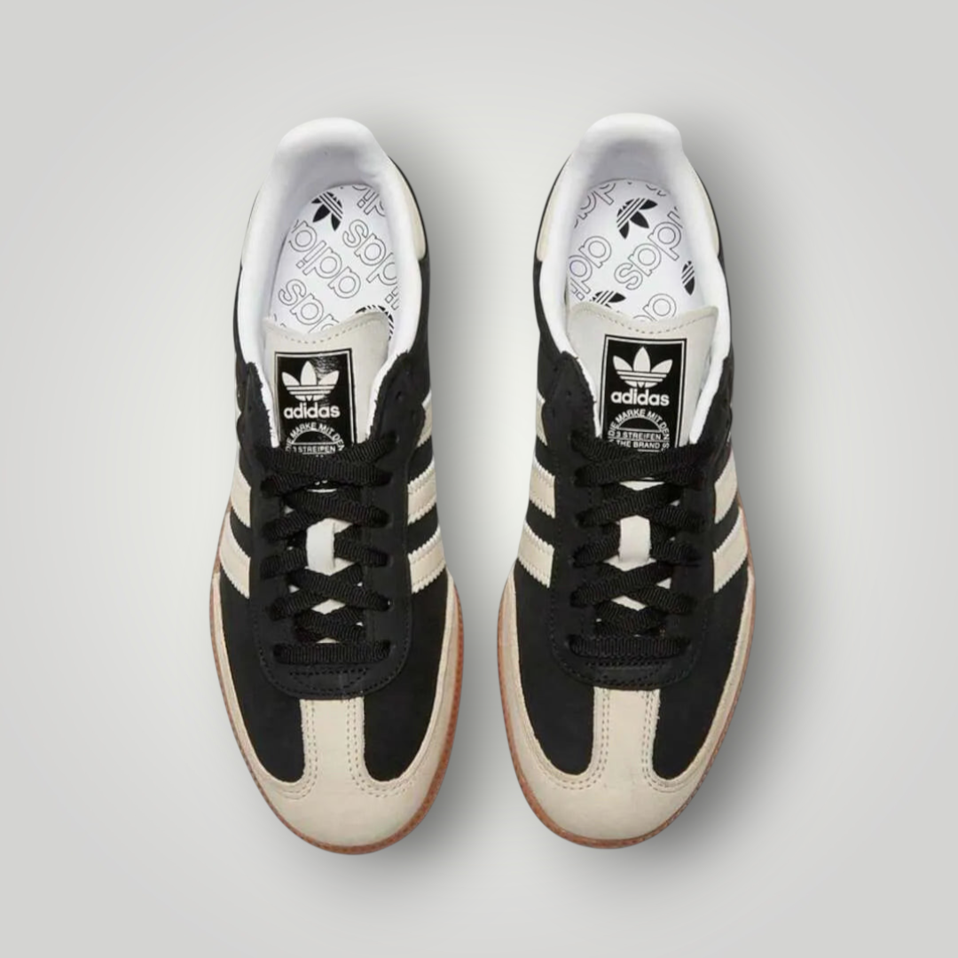 NDO Clothing Adidas Originals Samba OG Sneaker in Schwarz und Weiß mit klassischem Leder-Design und Gummisohle