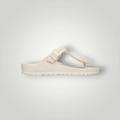 NDO Clothing Birkenstock Gizeh Zehentrenner in Cremeweiß aus leichtem, wasserfestem EVA mit anatomischem Fußbett