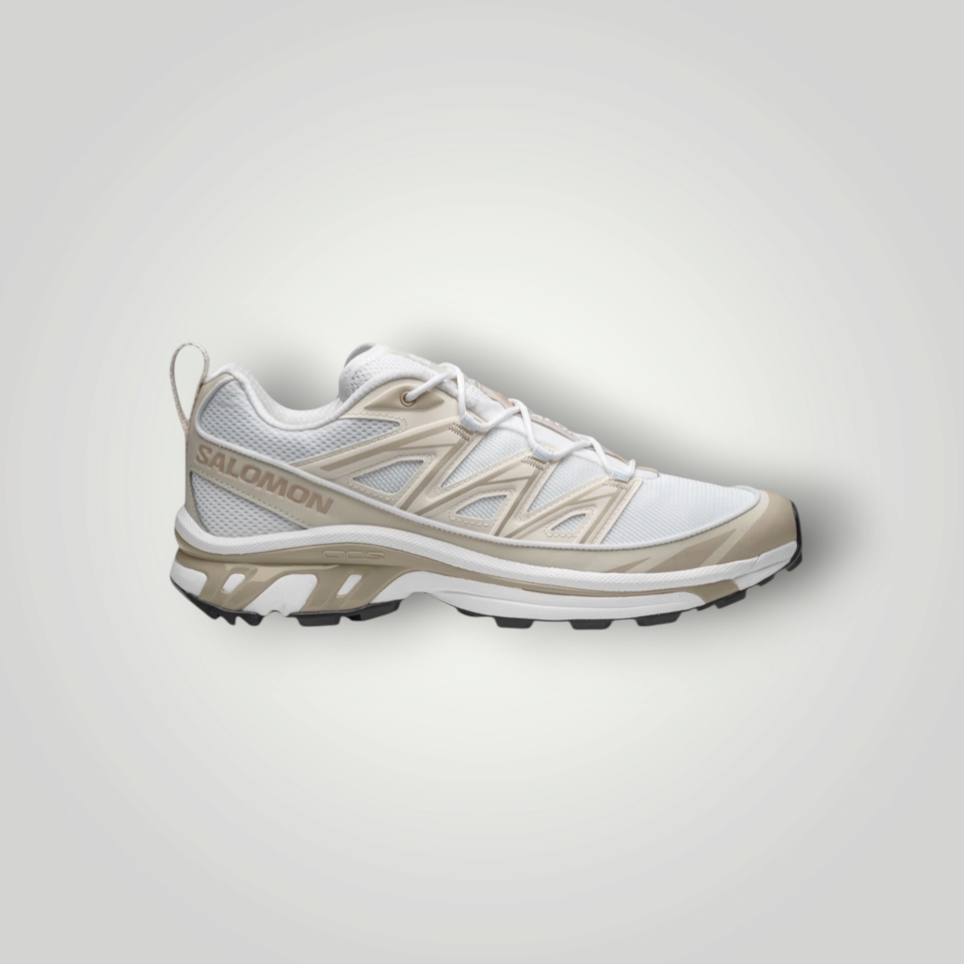 NDO Clothing Salomon XT-WHISPER Trailrunning-Schuh in Weiß und Beige mit Mesh-Obermaterial und Schnellschnürsystem