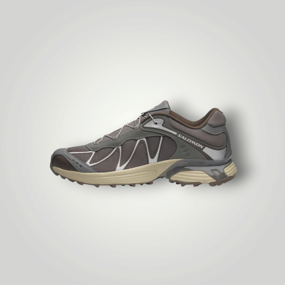 NDO Clothing Salomon XT-WHISPER Trailrunning-Schuh in Braun und Beige mit atmungsaktivem Mesh-Obermaterial