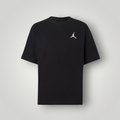 NDO Clothing Jordan Jumpman T-Shirt in Schwarz aus Baumwoll-Jersey mit weißem Logo-Print auf der Brust