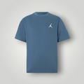NDO Clothing Jordan Jumpman T-Shirt in Squadron Blau aus Baumwoll-Jersey mit weißem Logo-Stick auf der Brust