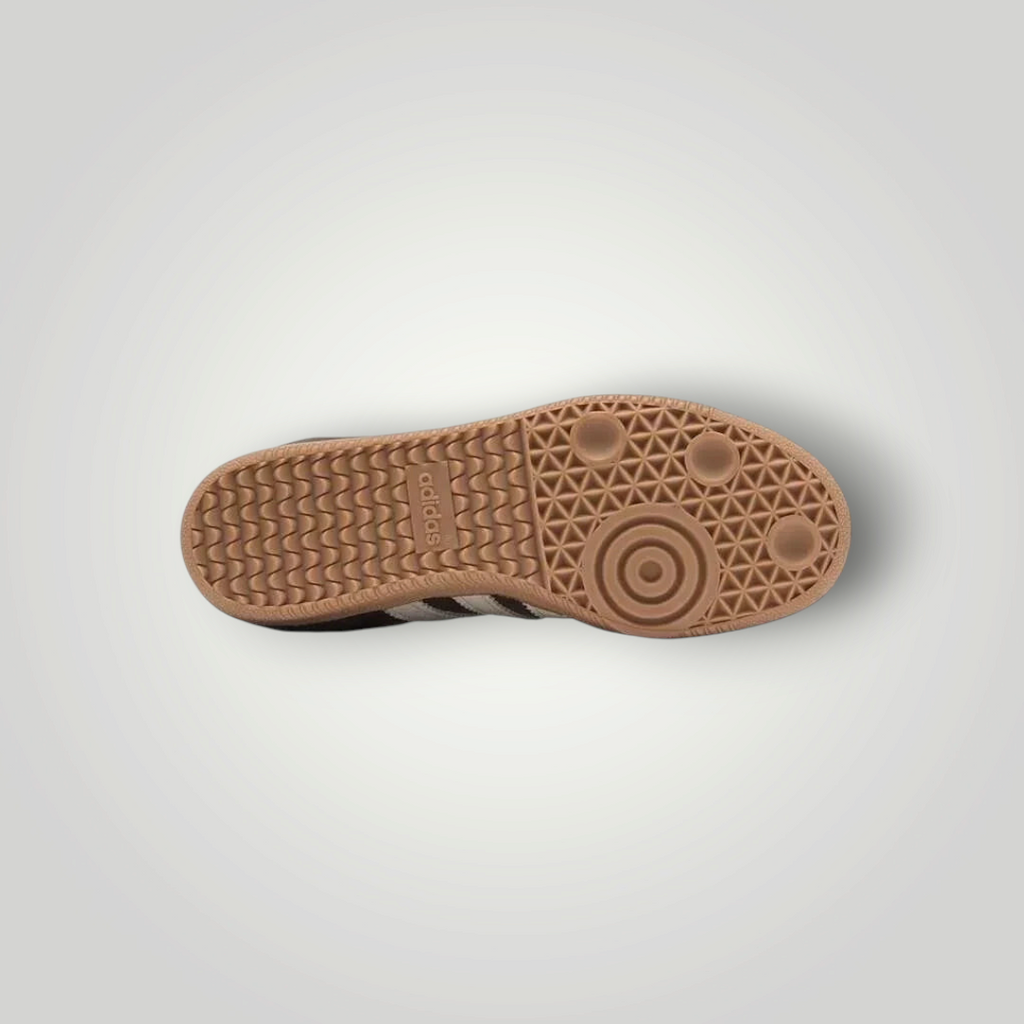 NDO Clothing Adidas Originals SAMBA OG Sneaker mit charakteristischer brauner Gummisohle und rutschfestem Profil