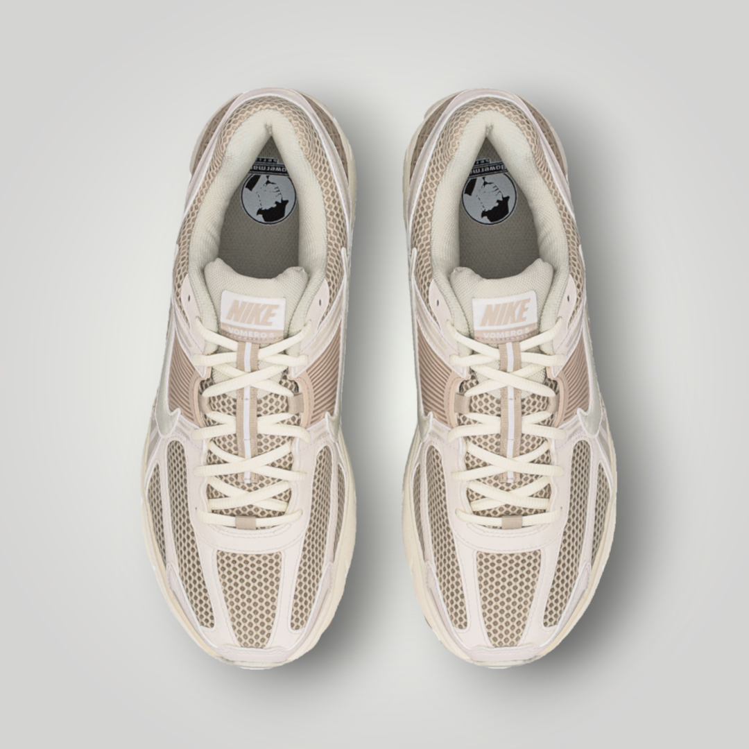 NDO Clothing Nike Zoom Vomero 5 Sneaker in Phantom und Light Bone mit Mesh-Obermaterial und Schnürung
