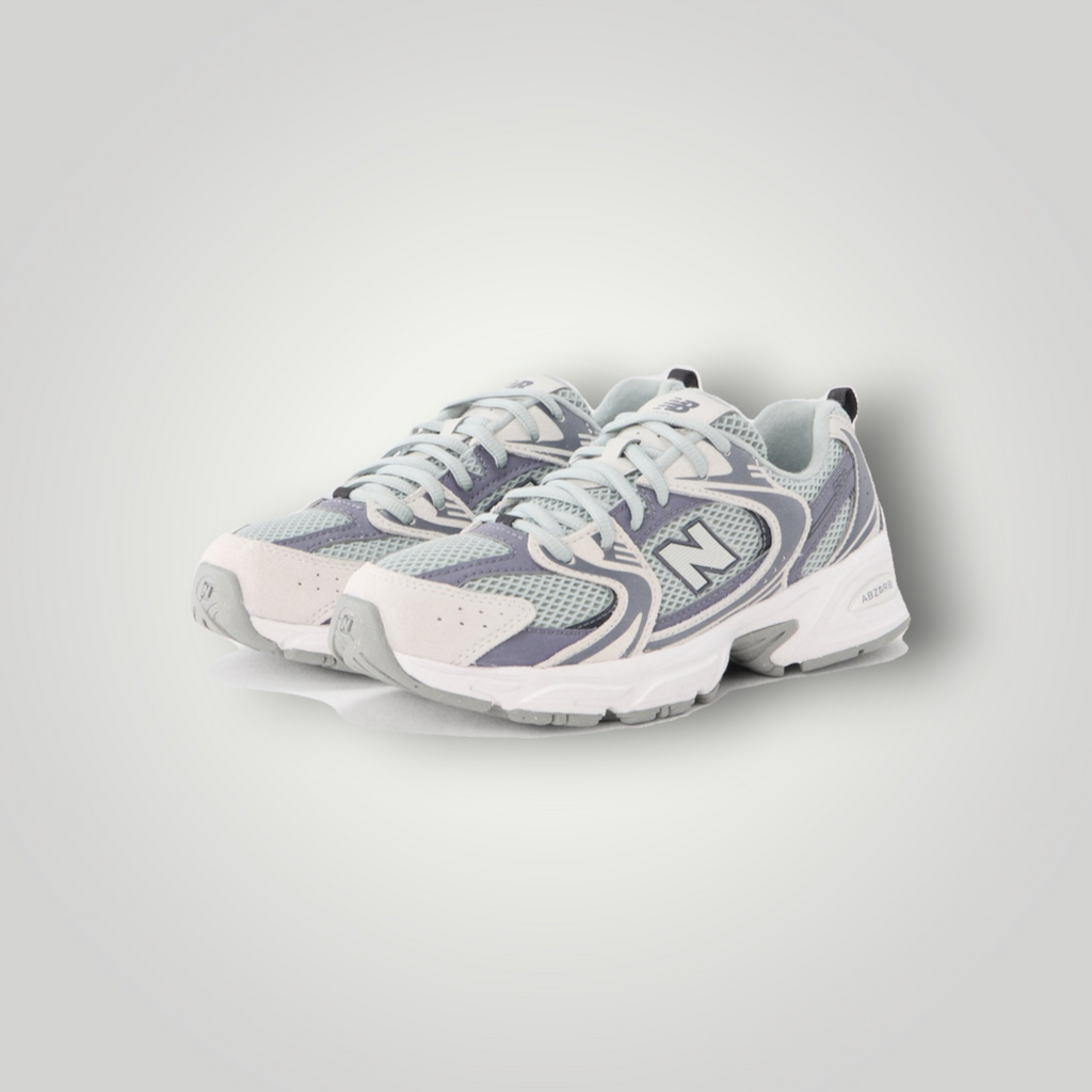NDO Clothing New Balance 530 Unisex Sneaker in Neptune und Lone Star Grey mit Mesh-Obermaterial und Schnürung