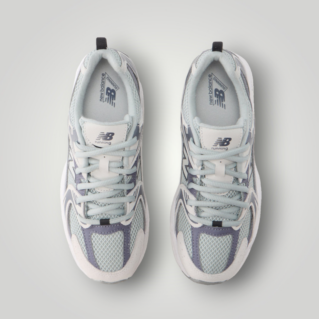 NDO Clothing New Balance 530 Unisex Sneaker in Neptune und Lone Star Grey aus Mesh und Leder mit Schnürung
