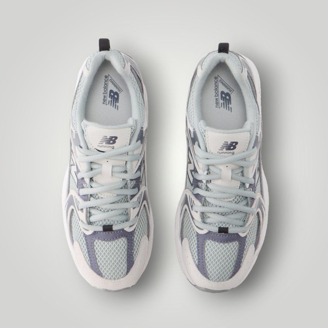 NDO Clothing New Balance 530 Unisex Sneaker in Neptune und Lone Star Grey aus Mesh und Leder mit Schnürung