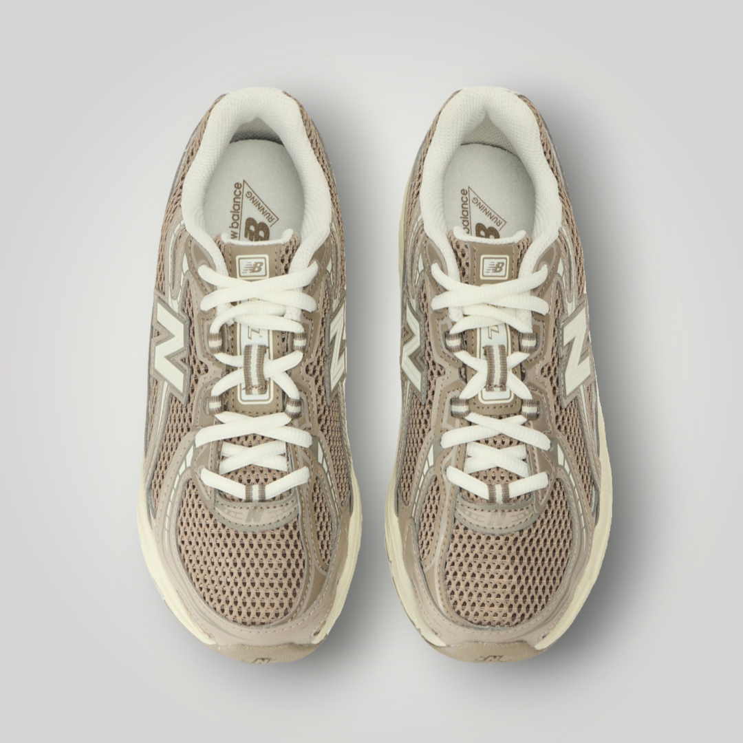 NDO Clothing New Balance 740 Unisex-Sneaker in Arid Stone aus Mesh und Kunstleder mit Schnürung