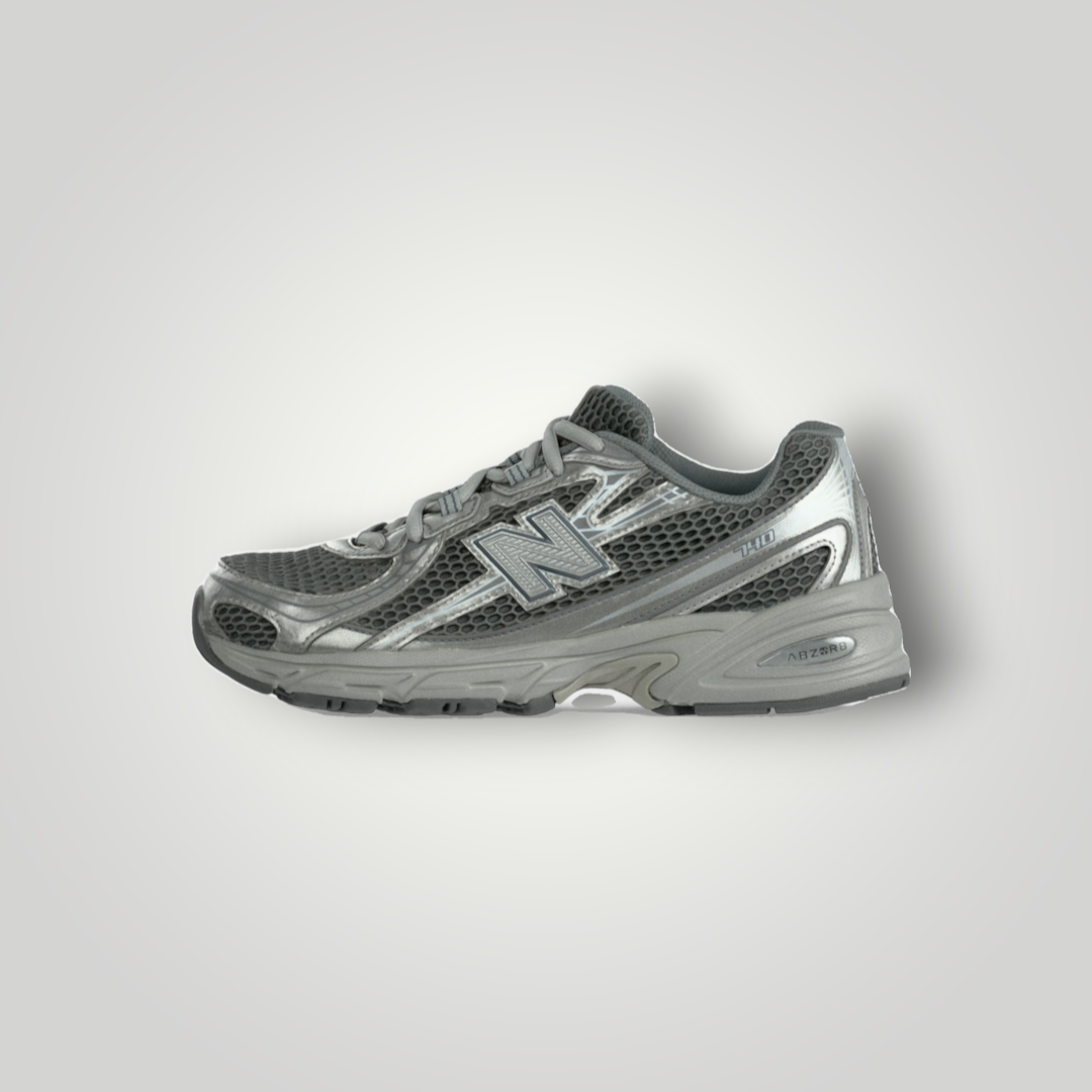 NDO Clothing New Balance 740 Sneaker in Harbor Grey und Silber mit Mesh-Obermaterial und Abzorb-Dämpfung