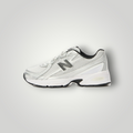 NDO Clothing New Balance 740 Sneaker in Silber aus Kunstleder und Mesh mit Schnürung und flacher Sohle