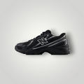 NDO Clothing New Balance 740 Unisex Sneaker in Schwarz aus Mesh und Leder mit Schnürung und rutschfester Sohle