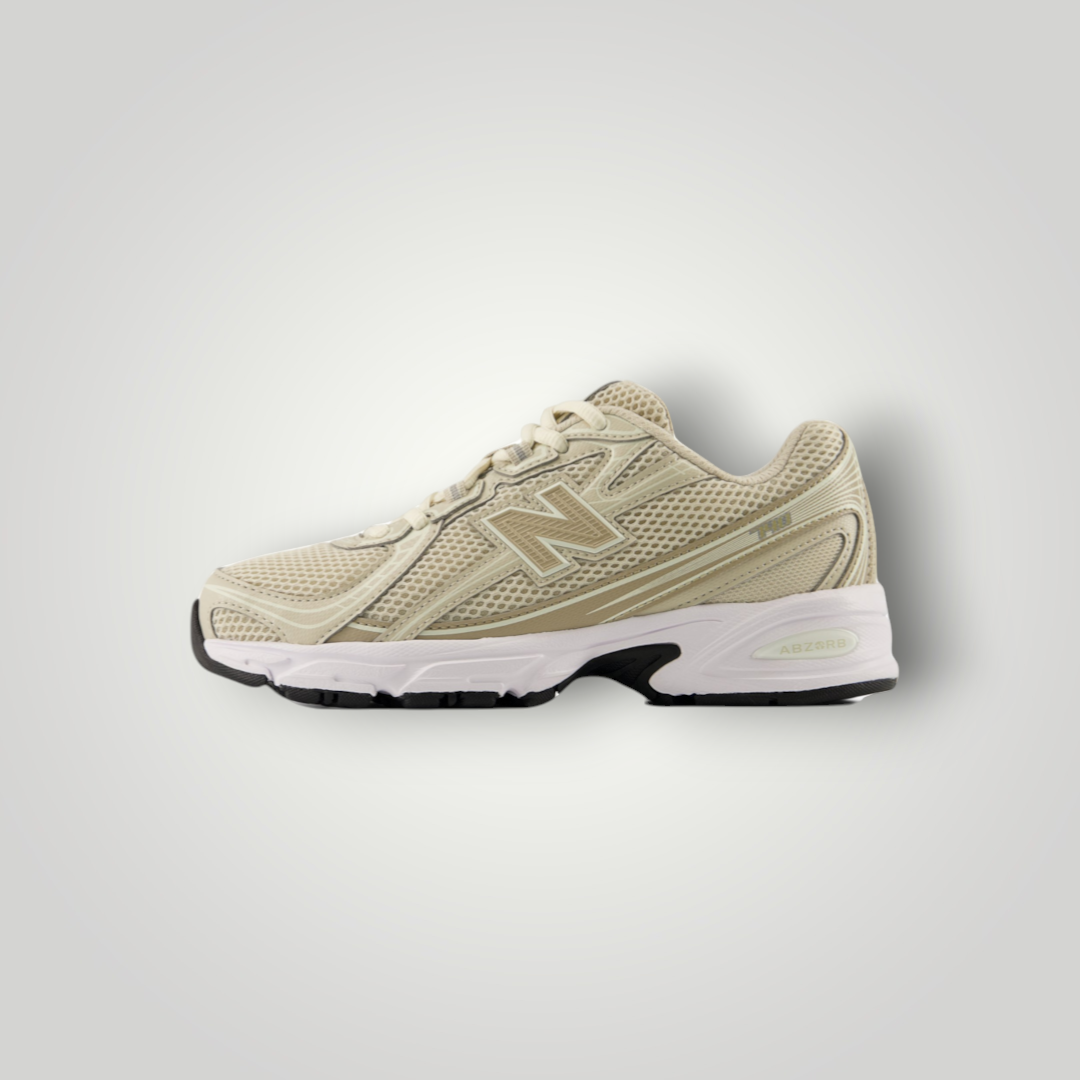 NDO Clothing New Balance 740 Sneaker in Timberwolf und Stoneware aus Mesh und Leder mit ABZORB Sohle