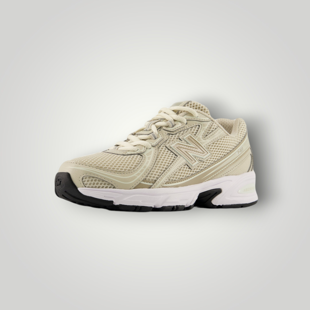 NDO Clothing New Balance 740 Sneaker in Timberwolf und Stoneware aus Mesh und Leder mit flacher Sohle