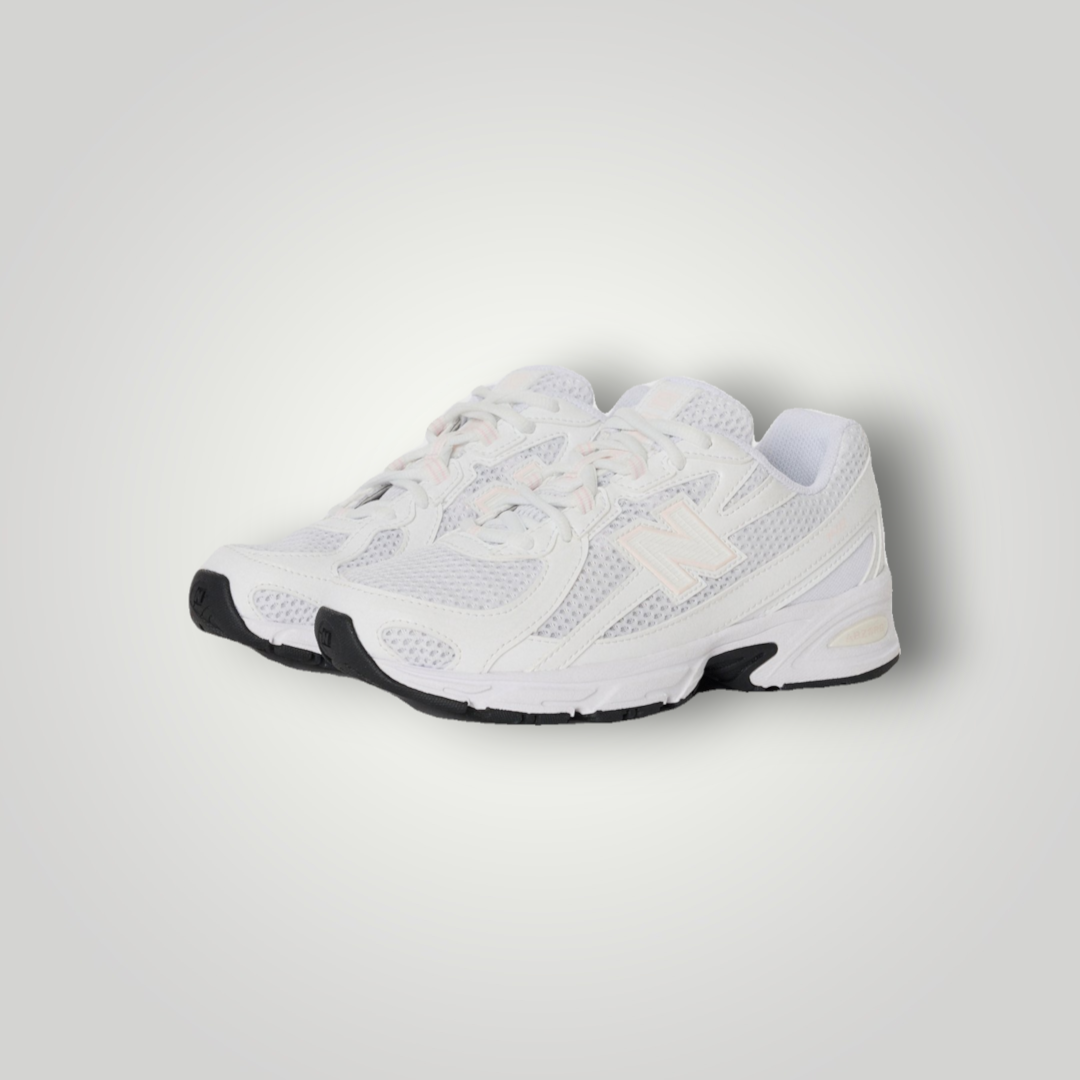 NDO Clothing New Balance 740 Unisex Sneaker in Weiß aus Lederimitat und Textil mit Schnürung und robuster Laufsohle