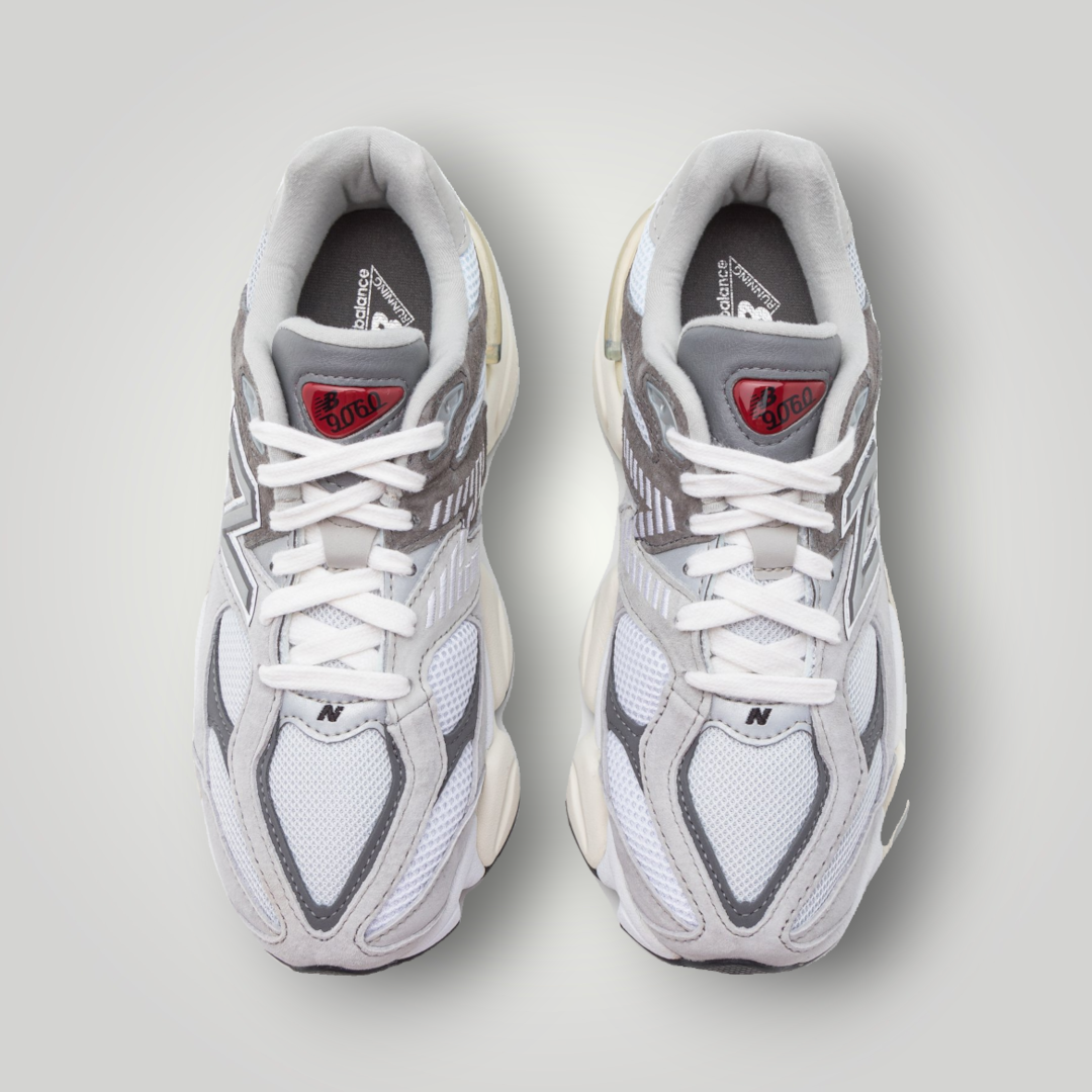 NDO Clothing New Balance U9060 Sneaker in Grau aus Leder und Textil mit Schnürung und gepolsterter Innensohle