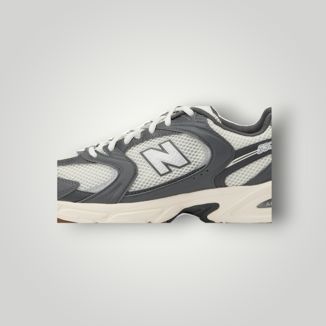 NDO Clothing New Balance 530 Sneaker in Grau und Beige aus Mesh und Leder mit sportlichem Design