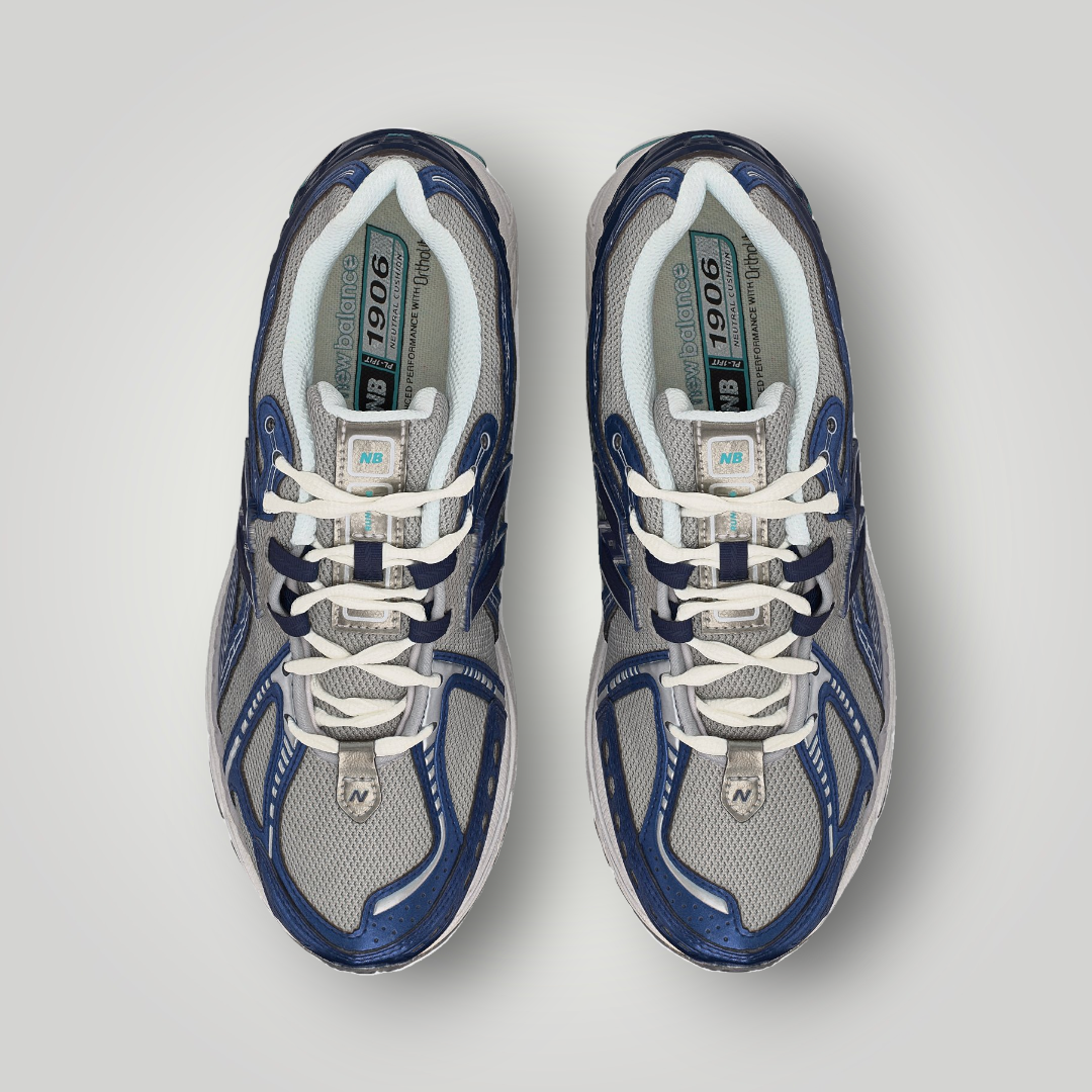 NDO Clothing New Balance U1906 Sneaker in Navy, Raincloud und Faded Teal mit Mesh-Obermaterial und Schnürung