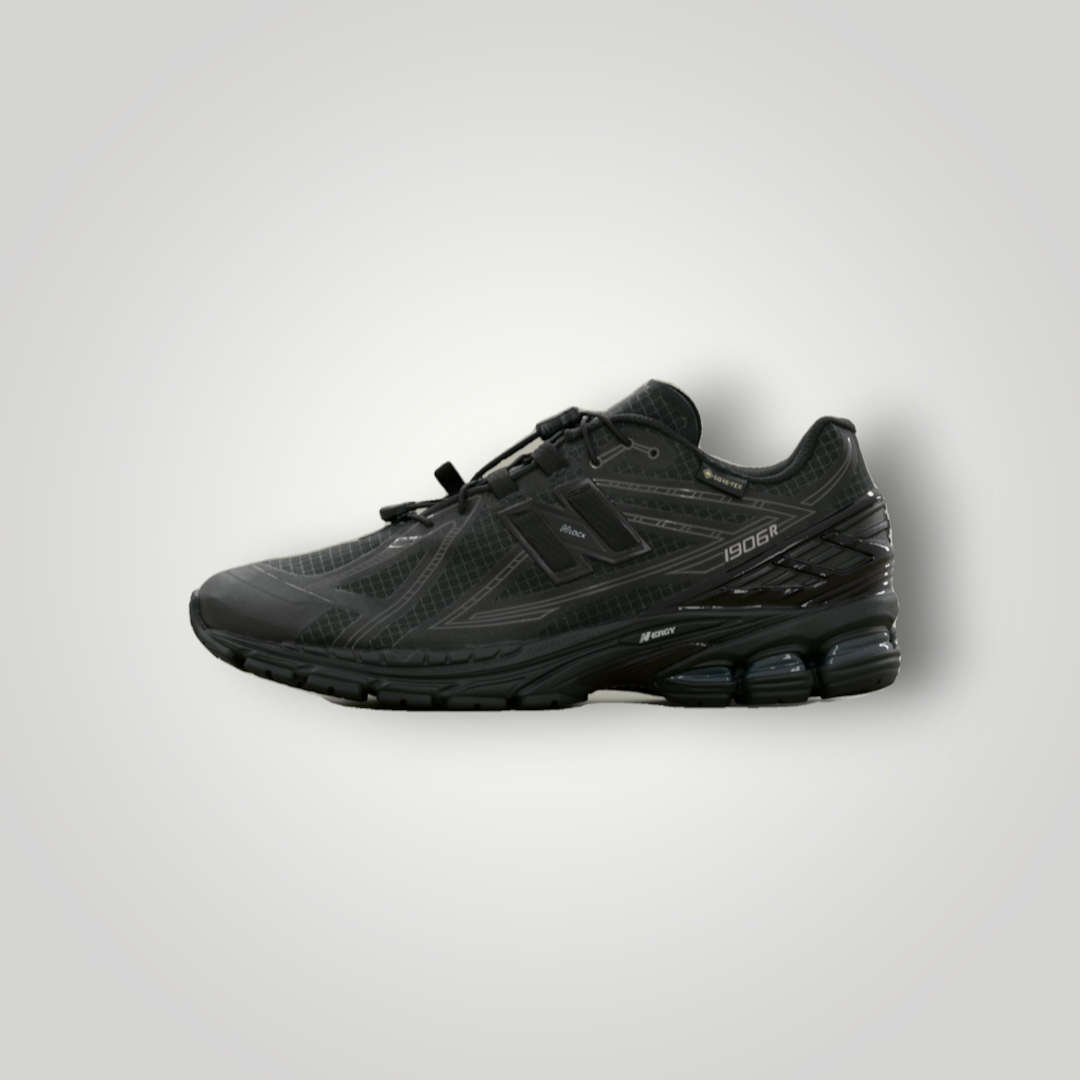 NDO Clothing New Balance U1906 Unisex Sneaker in Schwarz mit Gore-Tex Membran und Schnellschnürsystem