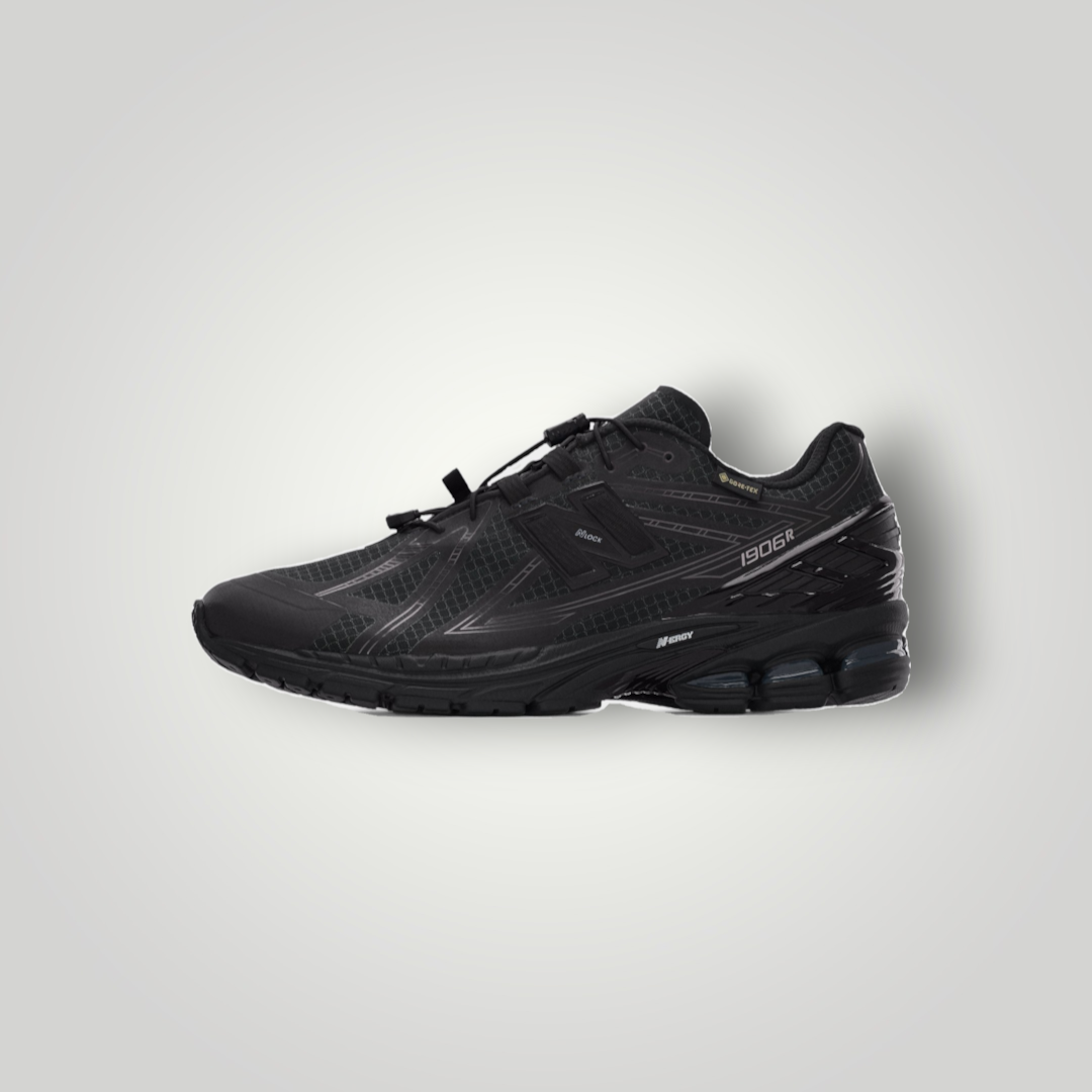 NDO Clothing New Balance U1906 Gore-Tex Sneaker in Schwarz mit Schnellschnürsystem und technischem Textil-Obermaterial