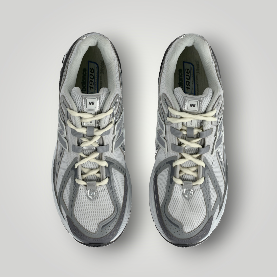 NDO Clothing New Balance U1906 Unisex-Sneaker in Grau und Schwarz aus Mesh mit Schnürung und stoßdämpfender Sohle