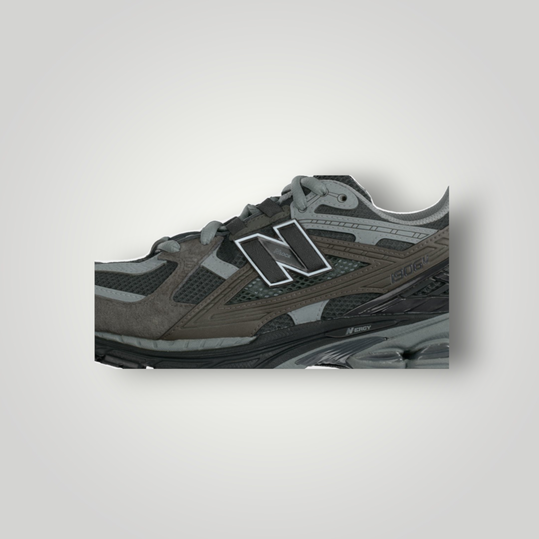 NDO Clothing New Balance U1906 Sneaker in Dunkelgrau mit Mesh-Obermaterial, Leder-Details und N-ERGY Sohle