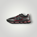 NDO Clothing New Balance U2000 Sneaker in Schwarz und Podium-Rot mit Mesh-Obermaterial und markanter Dämpfungssohle