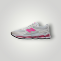 NDO Clothing New Balance U2000 Sneaker in Weiß und Pink mit Mesh-Obermaterial und markanter Dämpfungssohle