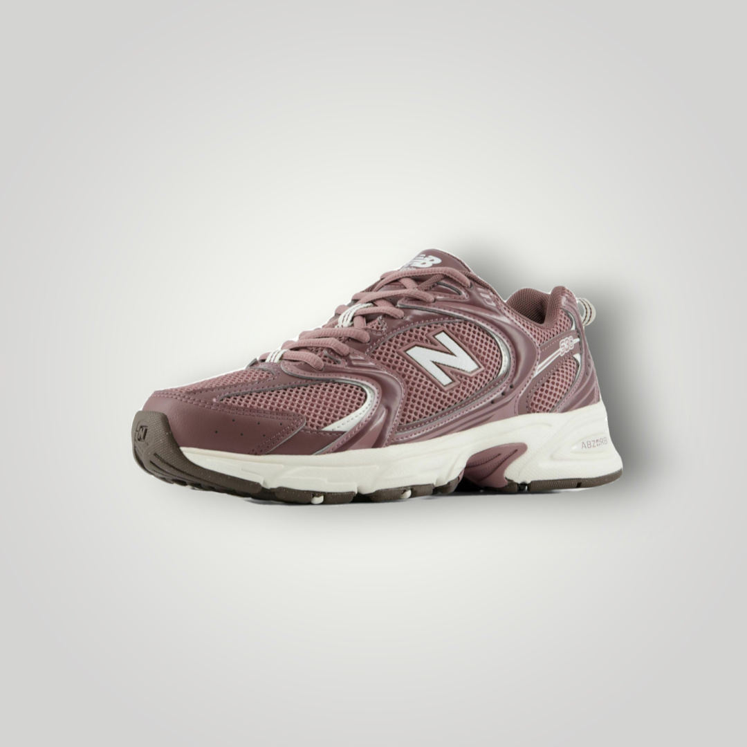 NDO Clothing New Balance U530 Sneaker in Fast Track Pebble mit Mesh-Obermaterial und bequemer ABZORB-Sohle
