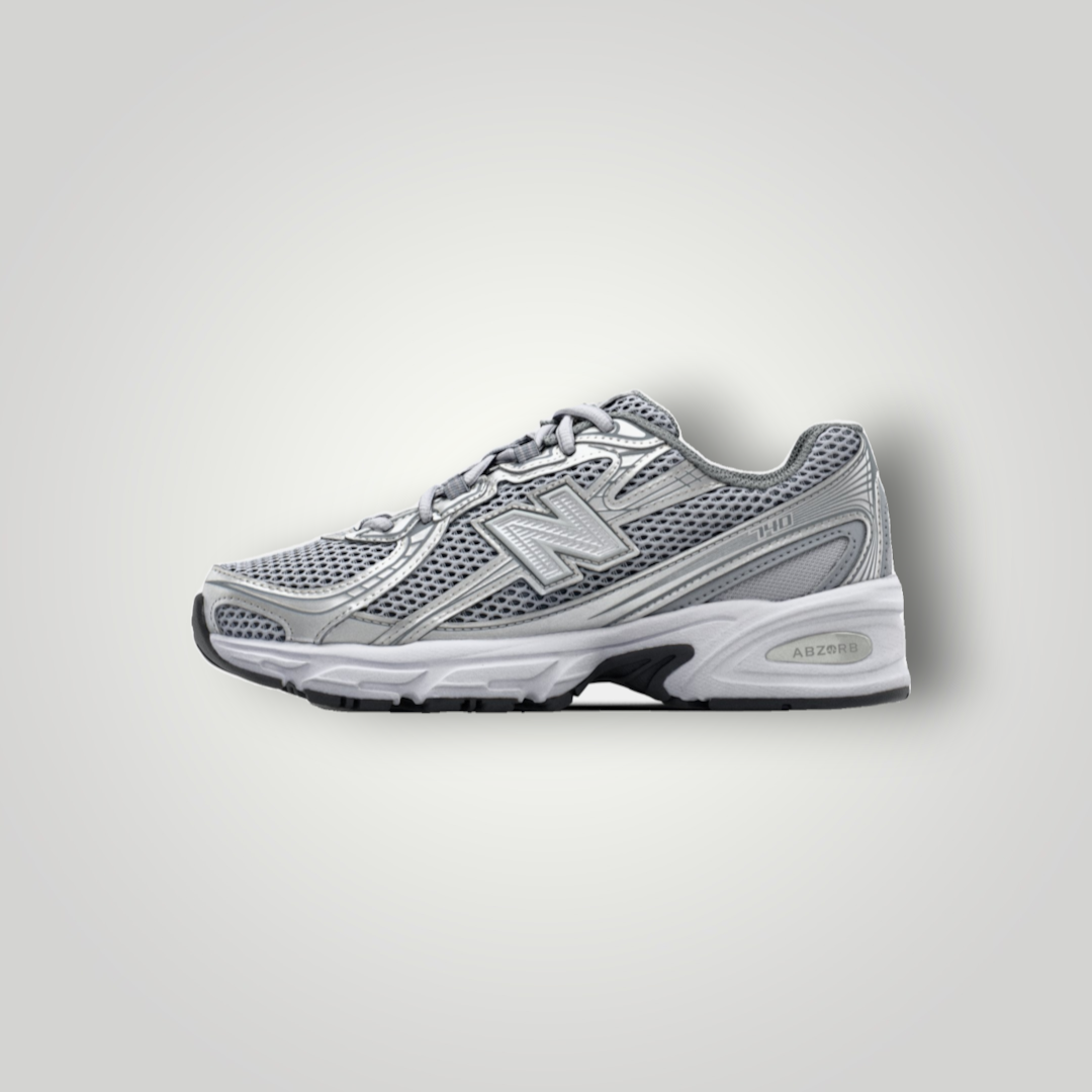 NDO Clothing New Balance U740 Sneaker in Grau und Silber mit Mesh-Obermaterial und Abzorb-Dämpfung