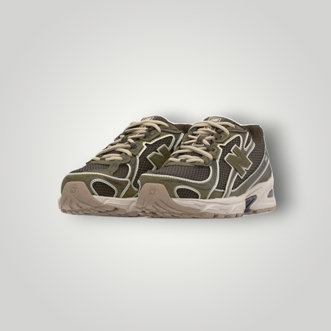 NDO Clothing New Balance U740 Unisex Sneaker in Khaki mit Mesh-Obermaterial und robuster Abzorb-Dämpfung