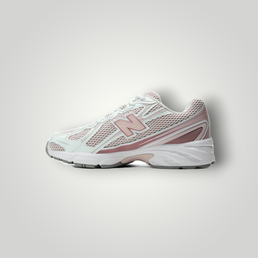 NDO Clothing New Balance U740 Sneaker in Rosewood und Weiß aus atmungsaktivem Mesh mit flacher Sohle