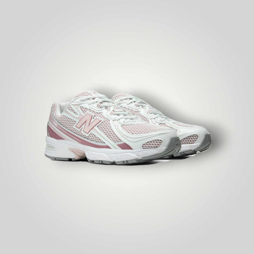 NDO Clothing New Balance U740 Sneaker in Rosewood und Weiß mit Mesh-Obermaterial und flacher Sohle