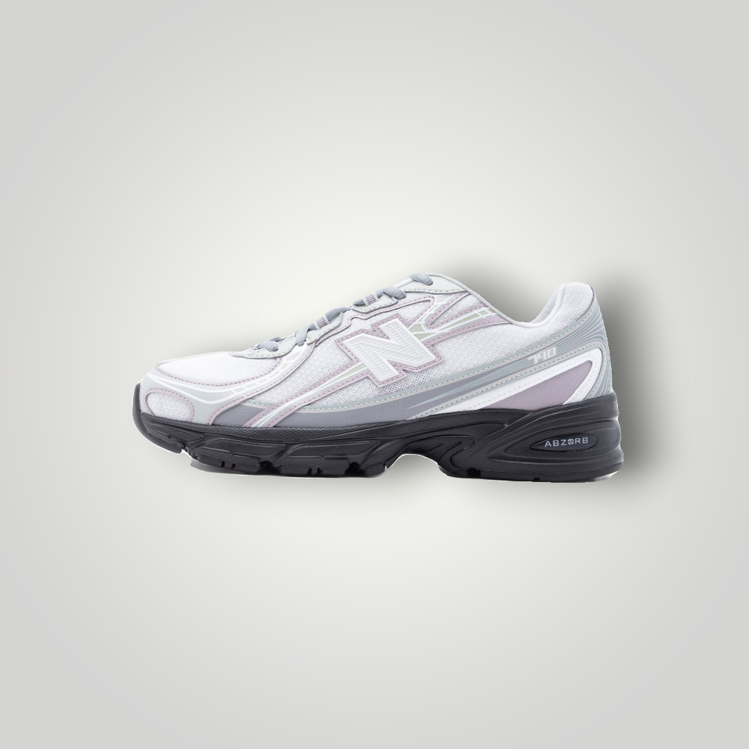 NDO Clothing New Balance U740 Unisex Sneaker in Metallic-Silber und Raincloud mit Mesh-Einsätzen und Abzorb-Sohle