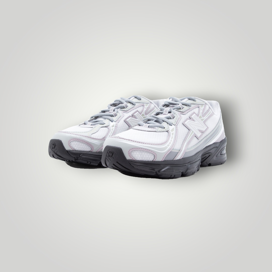 NDO Clothing New Balance U740 Sneaker in Silber-Metallic und Raincloud mit Mesh-Einsätzen und robuster Sohle