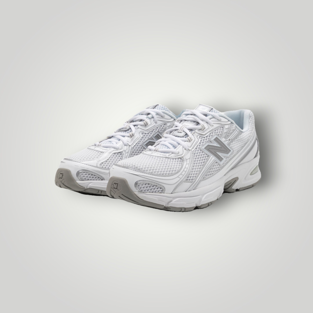 NDO Clothing New Balance U740 Unisex Sneaker in Weiß aus Mesh und Kunstleder mit flacher Sohle
