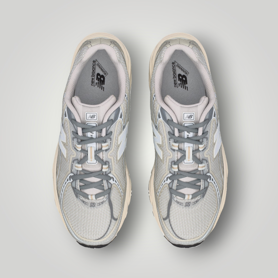 NDO Clothing New Balance U740N Sneaker in Schiefergrau aus atmungsaktivem Mesh mit Schnürung und Abzorb-Dämpfung