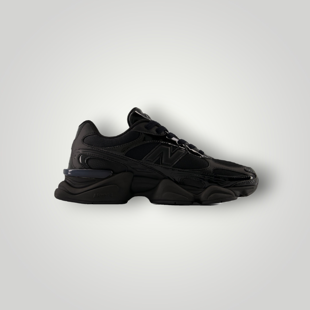 NDO Clothing New Balance U9060 Sneaker in Schwarz aus Veloursleder und Mesh mit klobiger Abzorb-Sohle