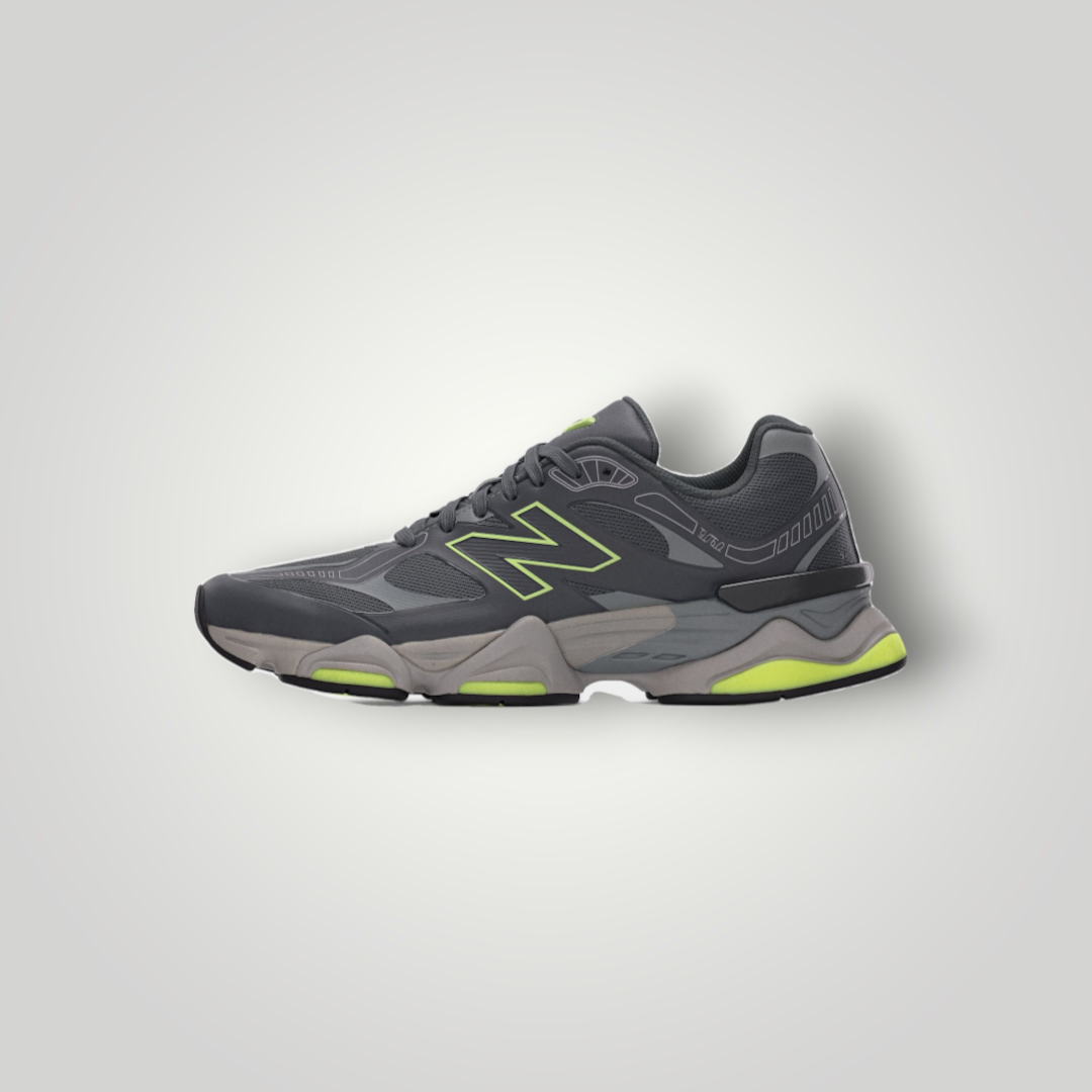 NDO Clothing New Balance U9060 Sneaker in Grau mit Mesh-Obermaterial und leuchtenden Afterglow-Akzenten