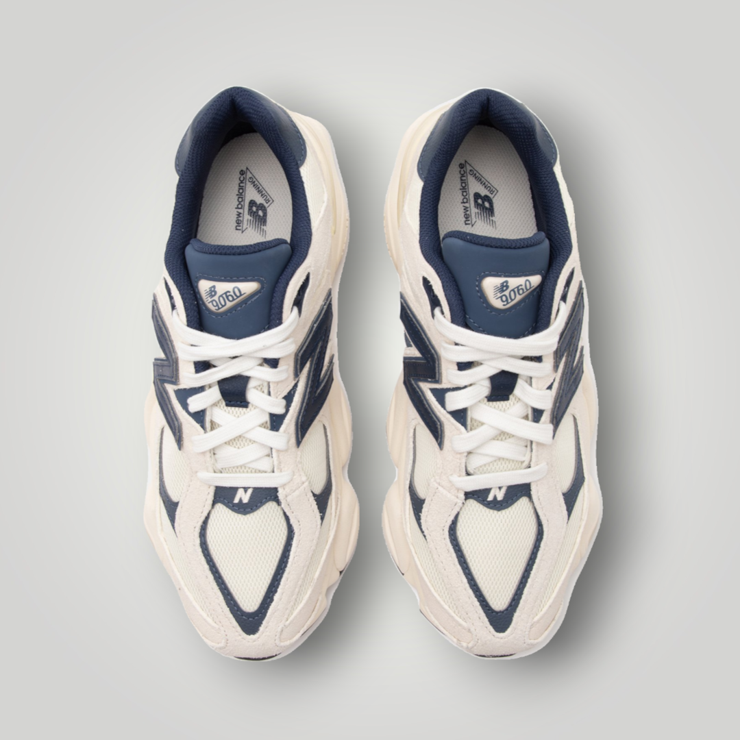 NDO Clothing New Balance U9060 Sneaker in Navy und Beige mit Mesh-Obermaterial und Wildleder-Einsätzen