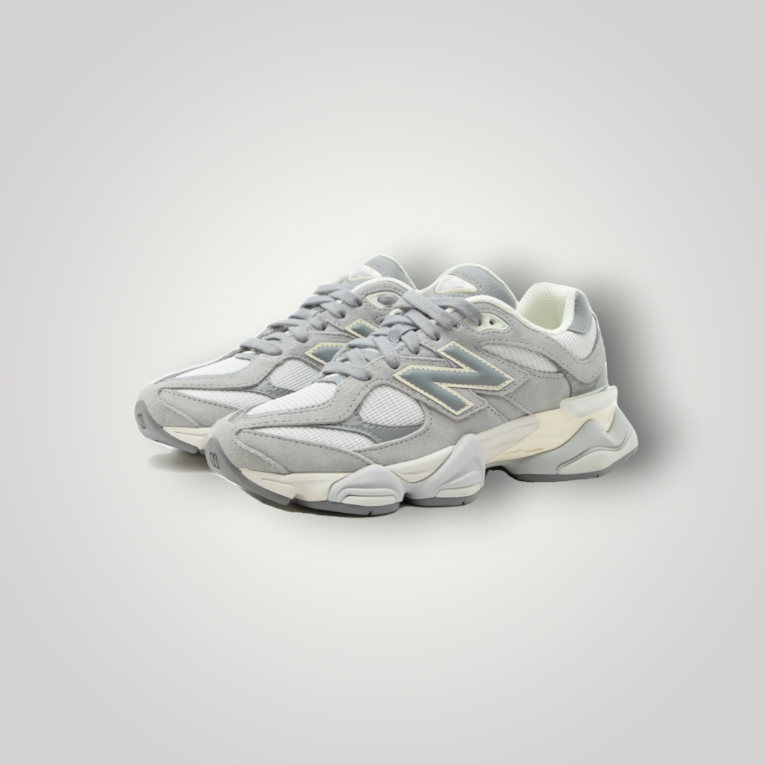 NDO Clothing New Balance U9060 Sneaker in Grau mit Mesh-Obermaterial, Wildleder-Einsätzen und robuster Abzorb-Sohle.