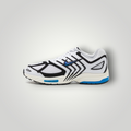 NDO Clothing Nike Air Pegasus 2005 Sneaker in Weiß, Blau und Schwarz aus Mesh und Kunstleder mit flacher Sohle