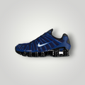 NDO Clothing Nike Shox TL Sneaker in Deep Royal Blau mit Mesh-Obermaterial und markanter schwarzer Dämpfungssohle