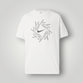 NDO Clothing Nike Sportswear T-Shirt in Summit White aus Baumwoll-Jersey mit grafischem Print und Rundhalsausschnitt