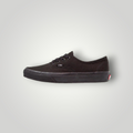 NDO Clothing Vans Authentic Low-Top Sneaker aus schwarzem Canvas mit Schnürung und flacher Gummisohle